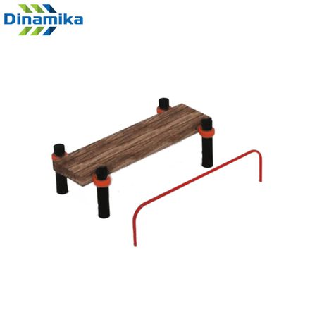 Скамья для пресса прямая круглый профиль D108