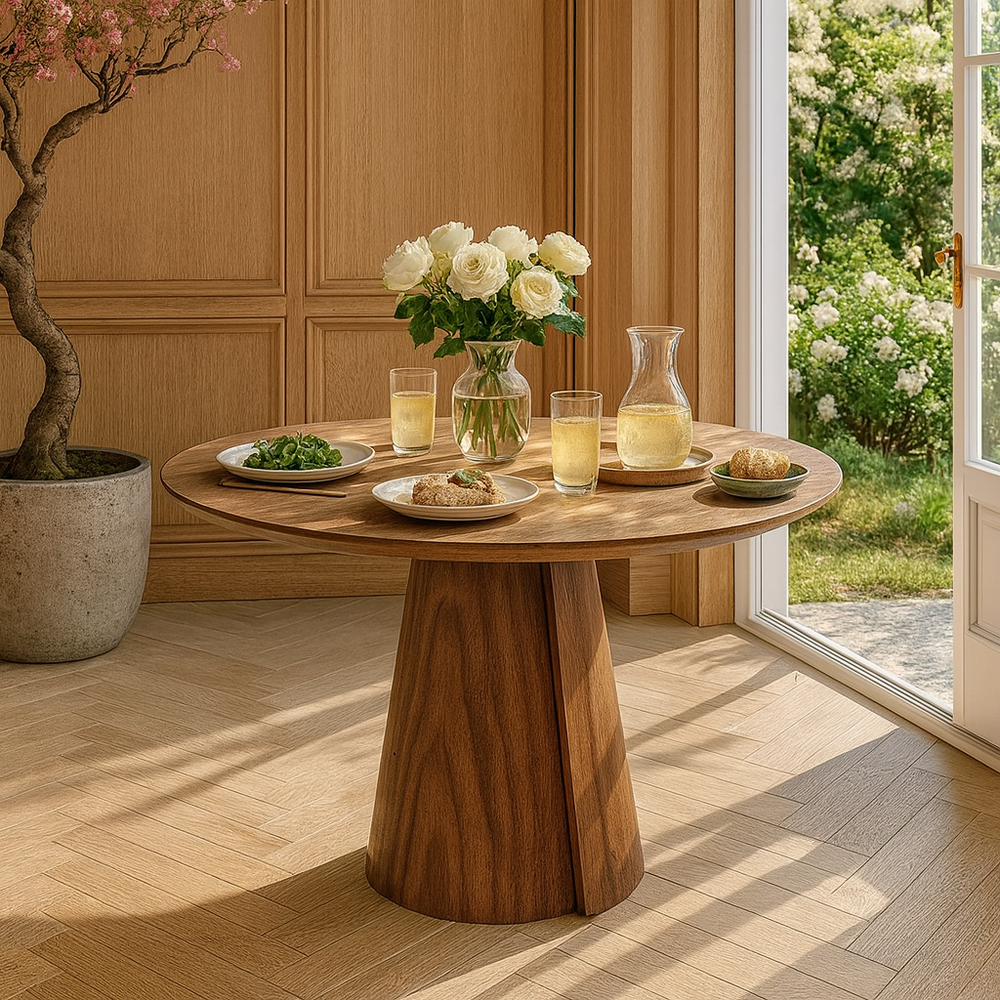 Обеденный стол ROLL WOOD walnut