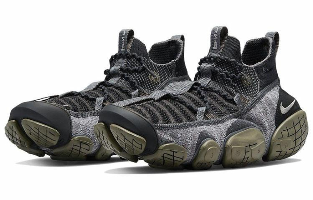 Кроссовки Nike Ispa Link "Black And Medium Olive"