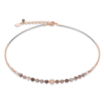 Колье Coeur de Lion Beige-Grey 4992/10-1012