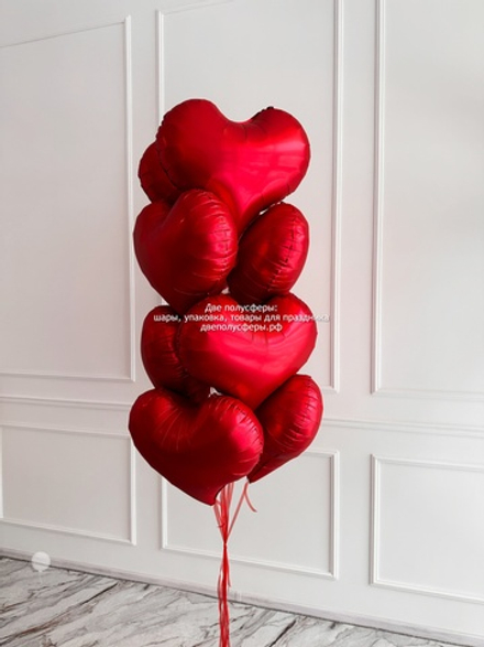 10 фигурных сердец