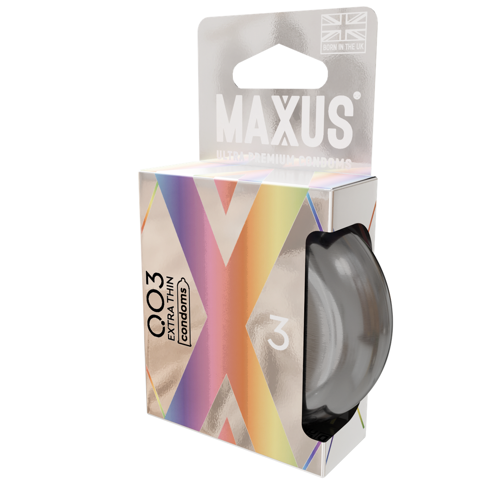 Презервативы MAXUS 003 №3 в железном кейсе, экстремально тонкие, 3 шт