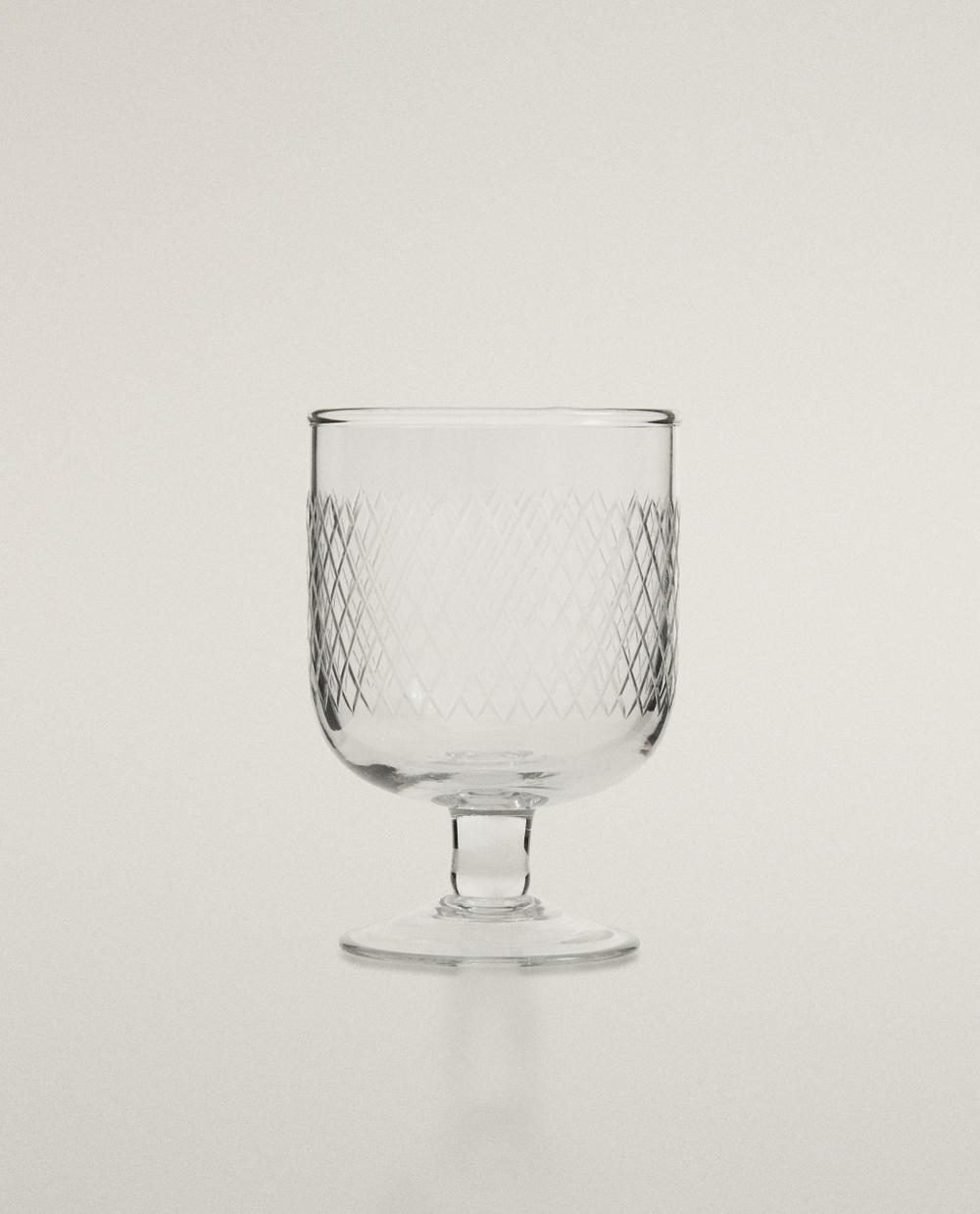 Zara Home бокал из стекла, цвет прозрачный, 11 см