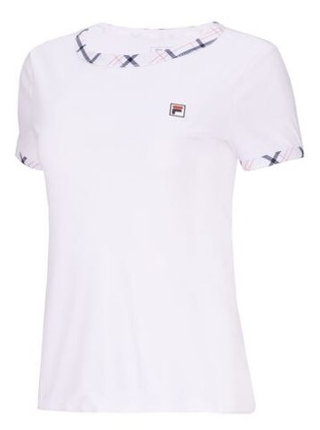 Женская теннисная футболка Fila Yamila Tennis - белый