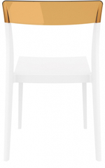 Стул пластиковый Siesta Contract Flash, белый, янтарный