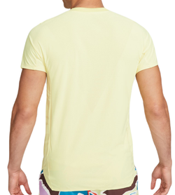 Теннисное поло Nike Court Dri-Fit Adventage Slam Tennis - lemon chiffon/black