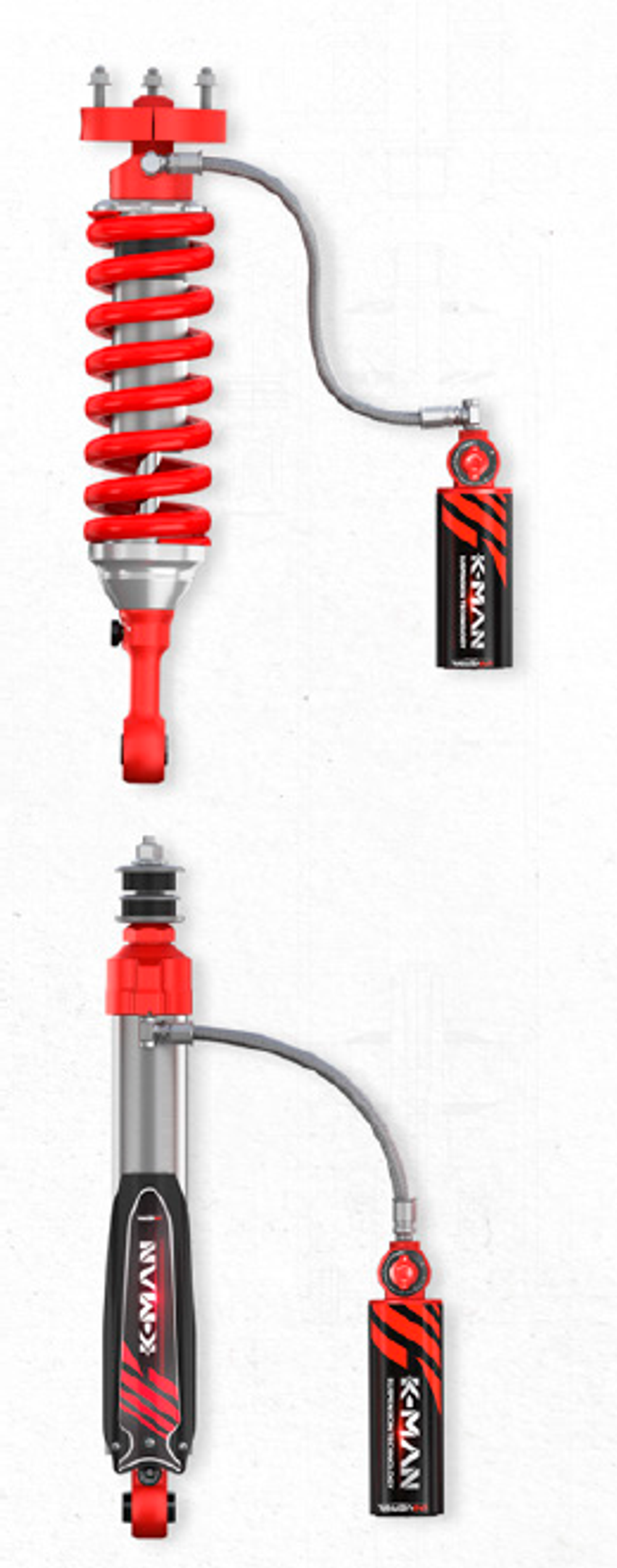 Подвеска Kman в комплекте для Toyota Land Cruiser 200 (LC200) 2007-2020 Лифт 0-2.5 дюйма Тойота амортизаторы аморты