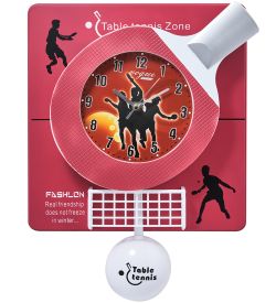 CL-42/3 Часы «Теннисная ракетка» красный
