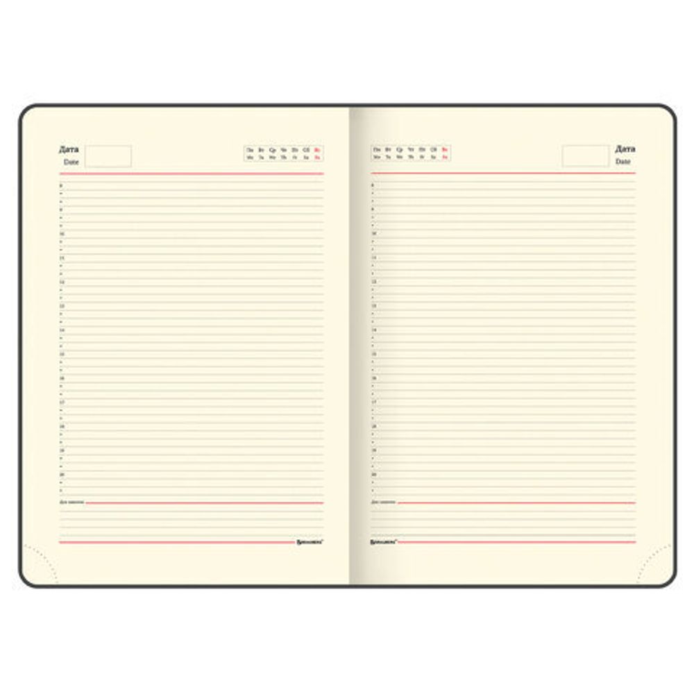 Ежедневник недатированный БОЛЬШОЙ ФОРМАТ 210х297 мм А4, BRAUBERG "Office", 160 л., красный, 113286