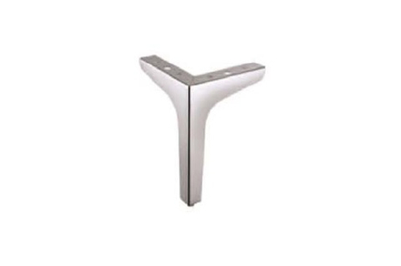 Опора угловая прямая (хром) h=130 (100) GL