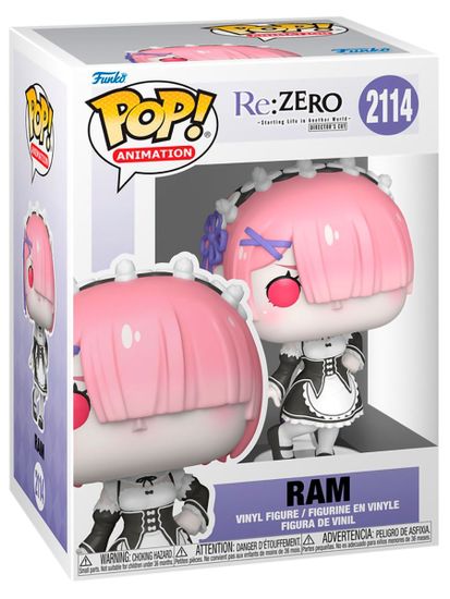 Фигурка Funko POP! Animation Re:Zero Ram (2114) 86512 / Фигурка Фанко ПОП! по мотивам аниме "Re: Zero - жизнь с нуля в другом мире", Рам. Товар уцененный