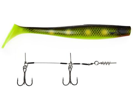 Виброхвост LJ 3D BBS Series KUBIRA SWIM SHAD 9,0in (22,86)/PG21 1шт.+Stinger L