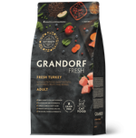 Grandorf Fresh Cat Potato корм сухой беззерновой для кошек индейка,батат