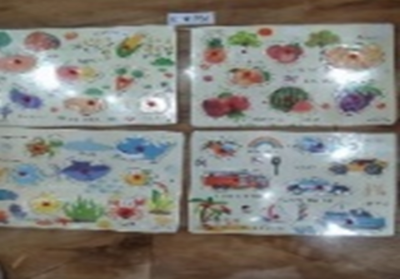 Развивающая игрушка деревянная Вкладыши микс, C-41766