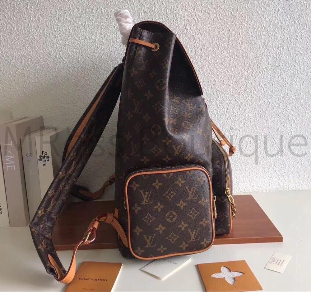 Коричневый рюкзак Луи Виттон (Louis Vuitton) люкс класса