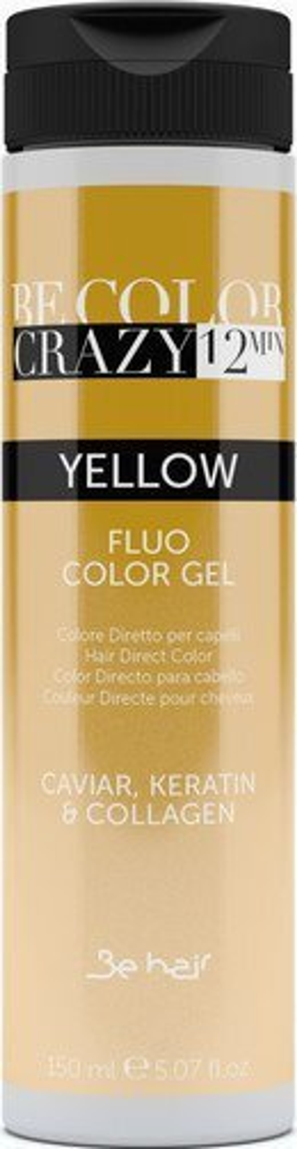 Be Hair Люминесцентный гель-краситель для волос прямого действия без аммиака - Be Color Crazy 12 Minute, 150мл