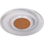 Чайная пара «Мрамор» (кружка 200мл+блюдце), серая