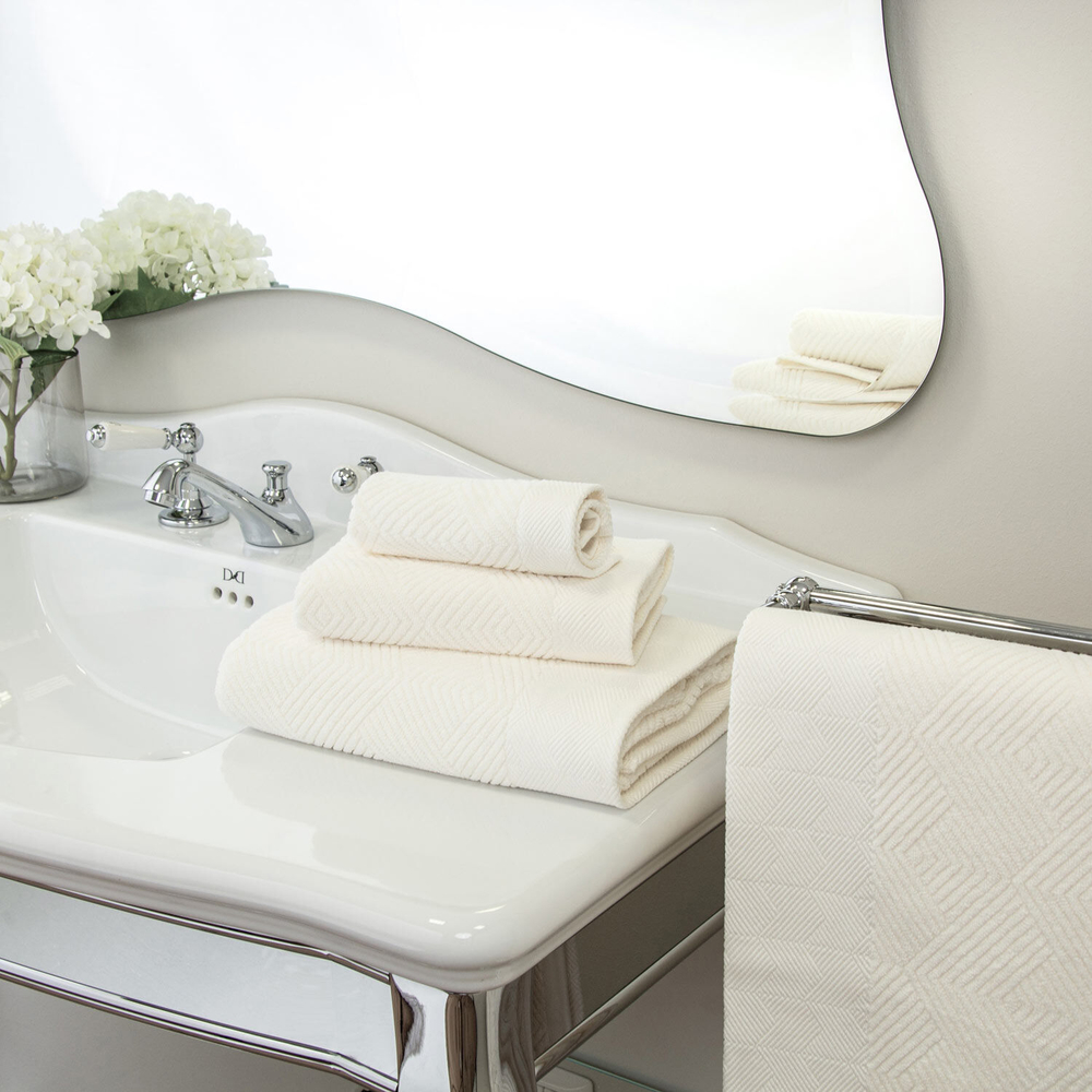 Полотенце Frette Diamonds Ivory (100 x 150 см)