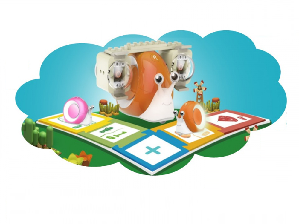 Набор математических карточек для Робо-Улитка QOBO