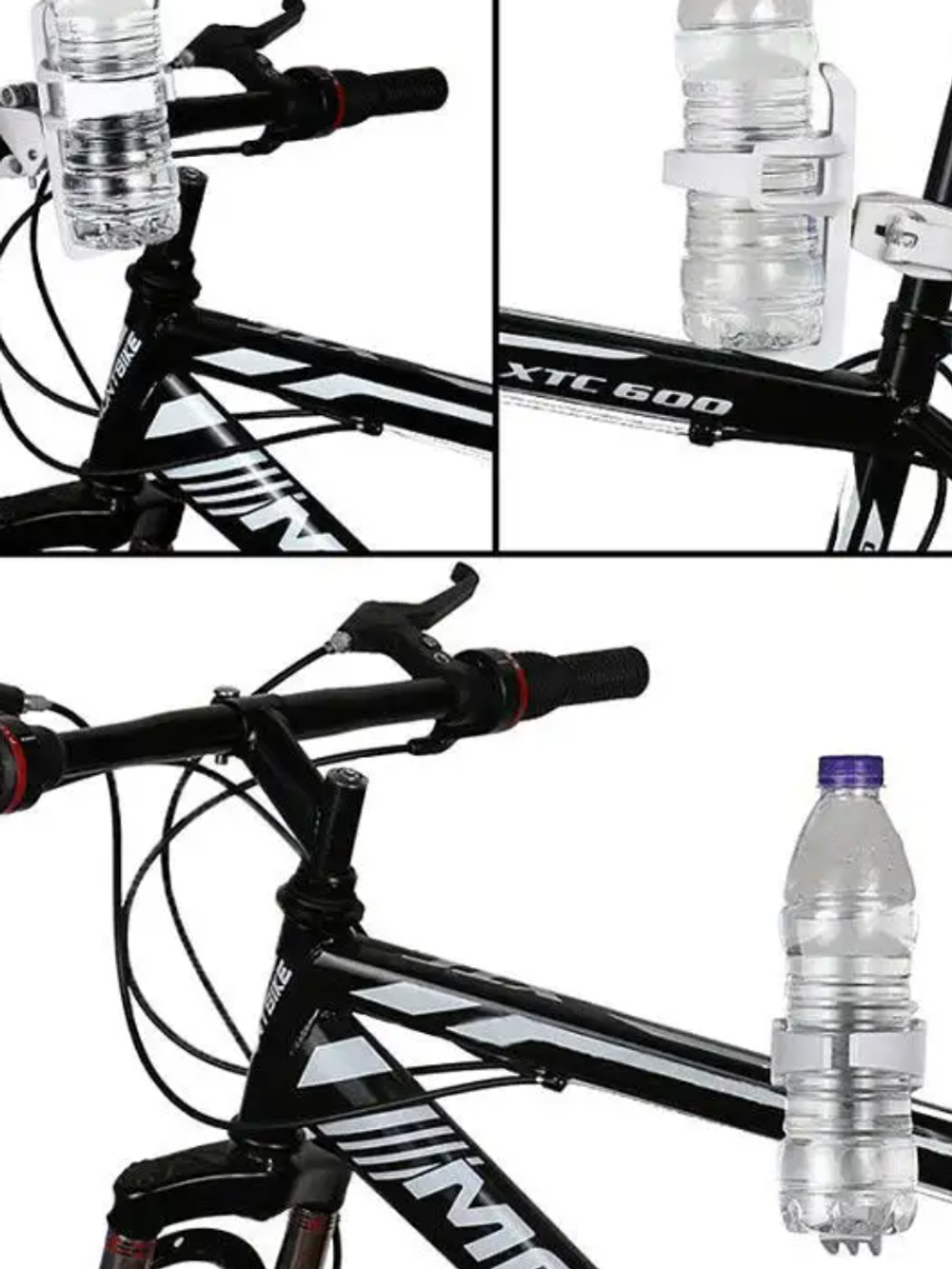 Подстаканник, держатель бутылок БЕЛЫЙ для электросамокатов велосипедов колясок