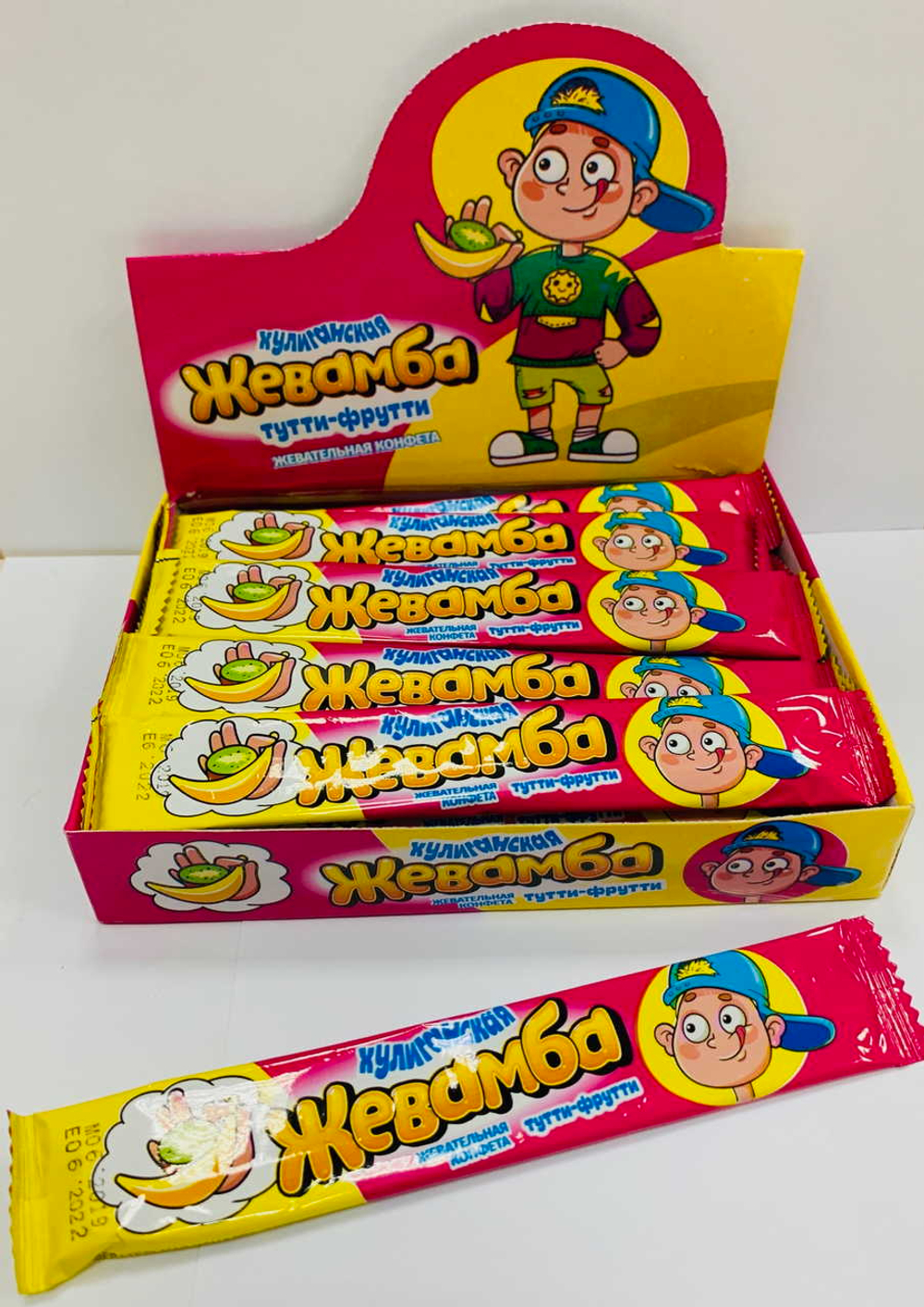 Жев. конф. "Хулиганская Жевамба" тутти-ф. 24*24шт 12г