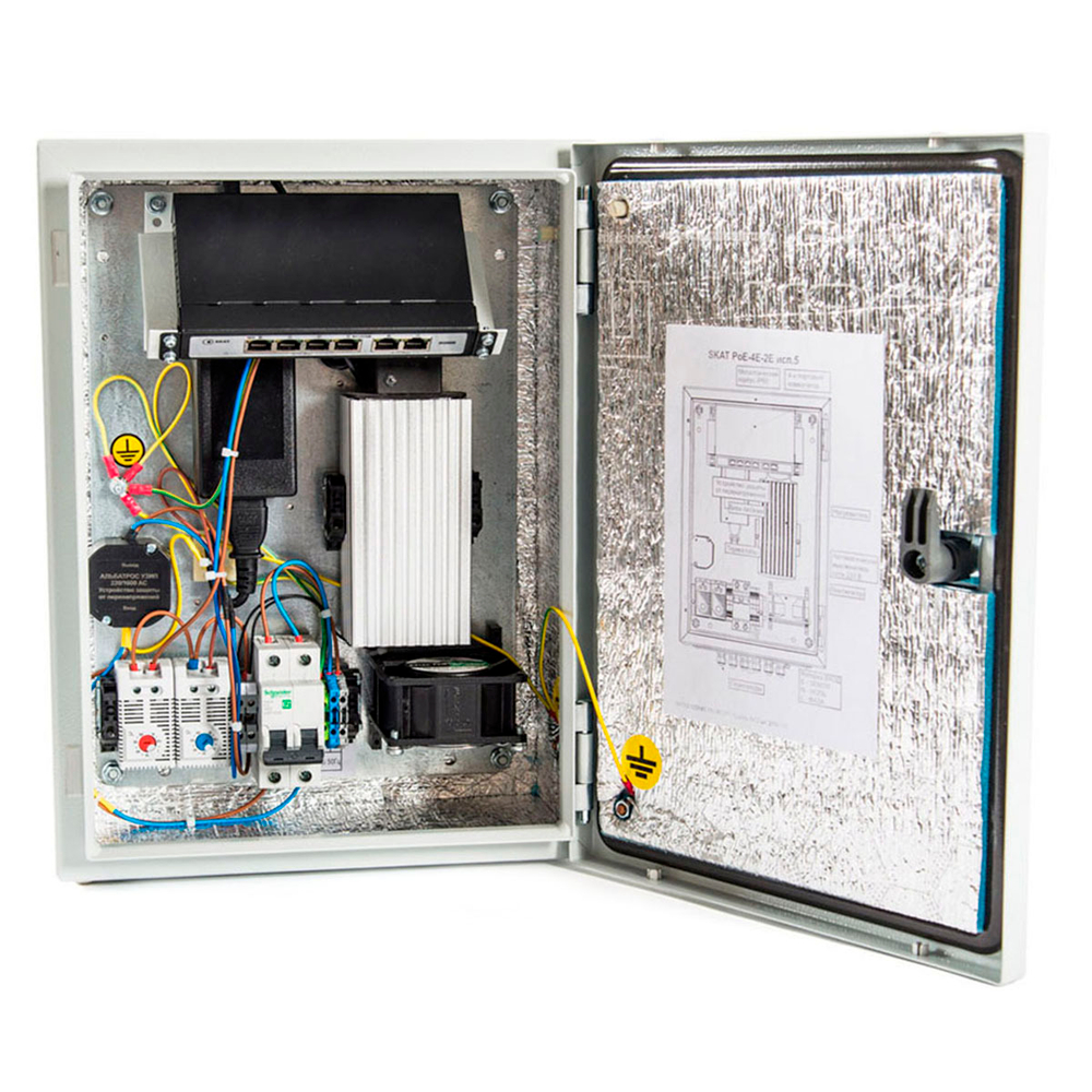 SKAT PoE-4E-2E исп.5 PoE коммутатор Бастион