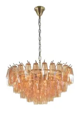 70832/D600C PT BRS (1) Люстра (в 2-х коробках) NW