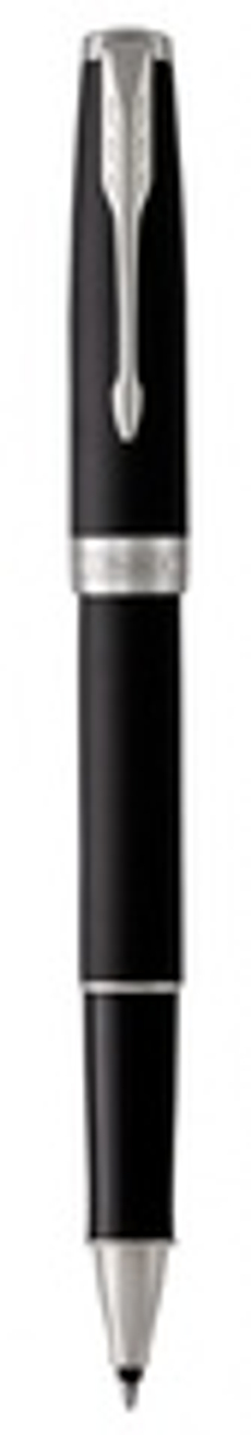 Ручка роллер Parker Sonnet  Matte Black CT, стержень: F, цвет чернил: black, в подарочной упаковке