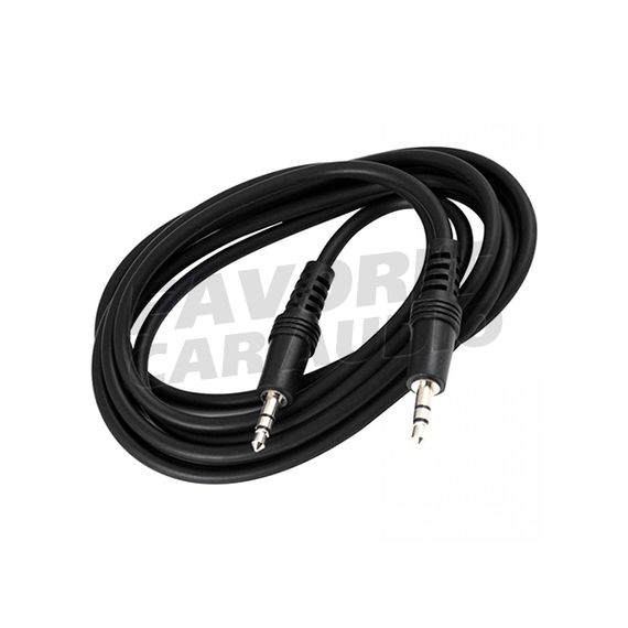 Кабель AUX, Jack 3,5mm(m) - Jack 3,5mm(m) Earldom ET-AUX10, 1.0м, круглый, силикон, цвет: чёрный