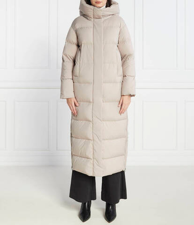 Пуховое пальто HELENA Hetrego - бежевый(8K694)