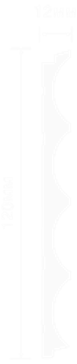 Стеновая панель HiWood декорированная, 270x12 см