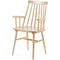 Стул с подлокотниками Kristie натуральное дерево
