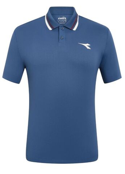 Теннисное поло Diadora Short Sleeve Icon - ensign blue