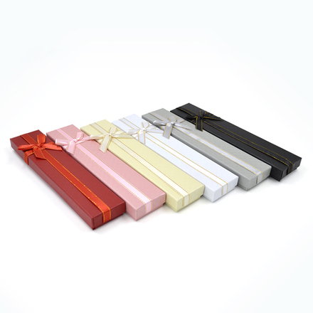 Футляр картонный прямоугольный, ассорти (6х2шт), серия "Подарочная" (№23)