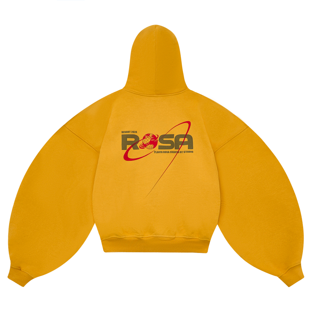 Yellow planet hoodie clearance