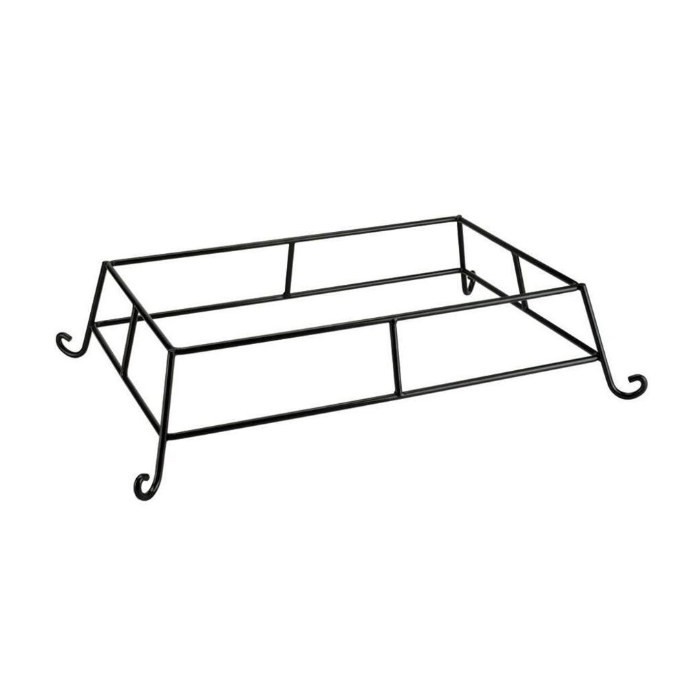 Подставка фуршетная стойка для корзин и гастроемкостей 49*30*12,5 см прямоуг. черная металл P.L.