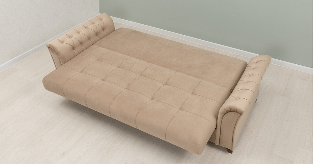 Ирис диван-кровать (бежевый-кофейный)