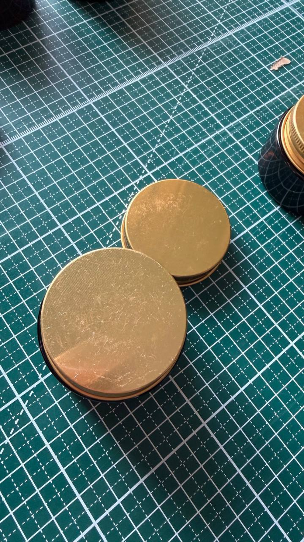 Коричневые банки 30 мл с крышками(крышка без доплаты), 6 шт