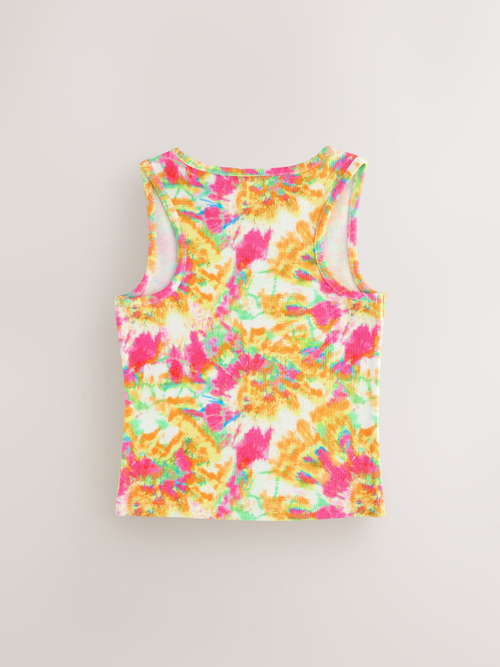 Майка для девочки Next AK2-062, Желтый, Розовый