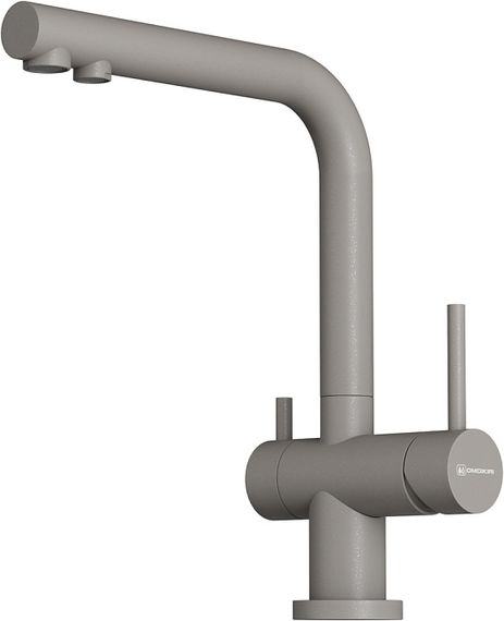 Смеситель Omoikiri Nagano-GR-P латунь/leningrad grey