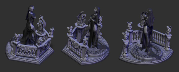 Фигурка Монахиня nsfw