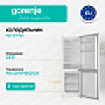 Отдельностоящий двухкамерный холодильник Gorenje RK14FPW4