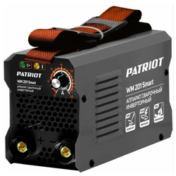 Аппарат сварочный PATRIOT WM 201 Smart /MMA /200 А/ 8,3 кВт/ ПВ 60%/ работа от 140 В