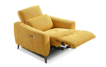 Кресло-реклайнер Lafayette желтое