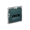 ATLASDESIGN РОЗЕТКА двойная компьютерная RJ45+RJ45 кат. 5e, механизм, ИЗУМРУД