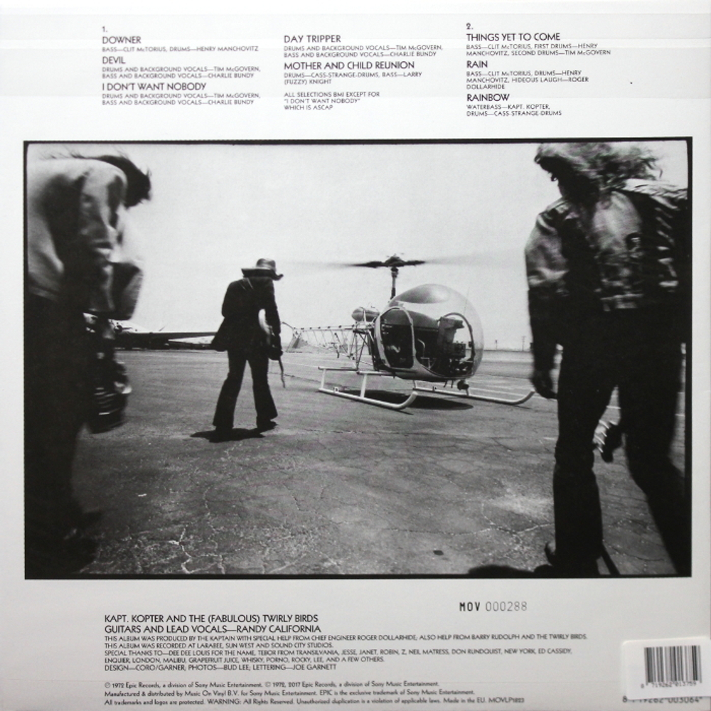 Randy California / Kapt. Kopter And The (Fabulous) Twirly Birds (Coloured Vinyl)(LP)