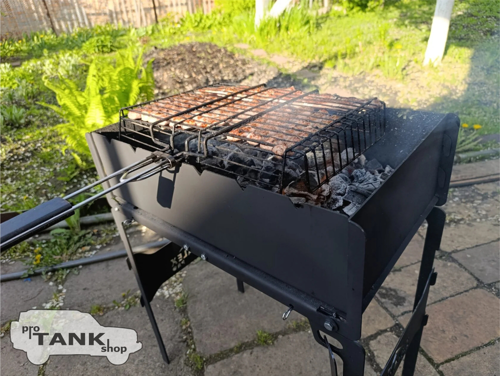 Мангал "Malex-pro" 50х30х50см, усиленная сумка