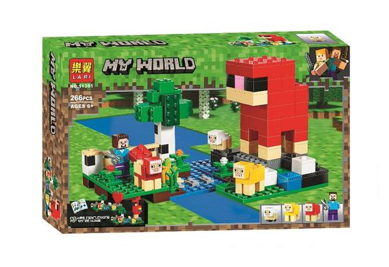 Конструктор Майнкрафт «Шерстяная ферма» Lari 266 деталей , арт. 11361