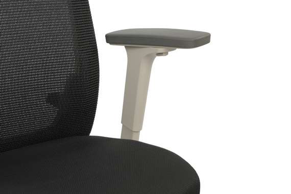 Кресло Forum CH-312A-BS Белый пластик/Серый