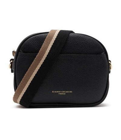 Кожаная сумка-мессенджер GIANNI CHIARINI - черный(BS 10530 GRN-NA)